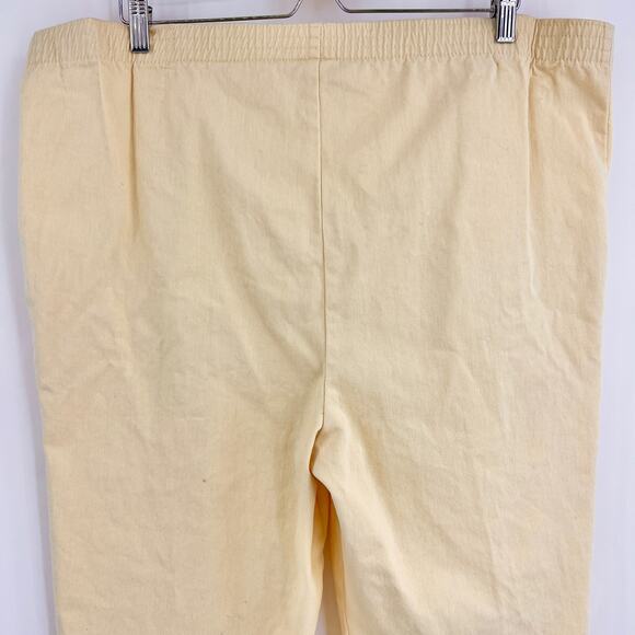 Cascade Blues (18) American VINTAGE 80's Plus Size Yellow Mom Jeans Tapered Leg - Picture 4 of 8